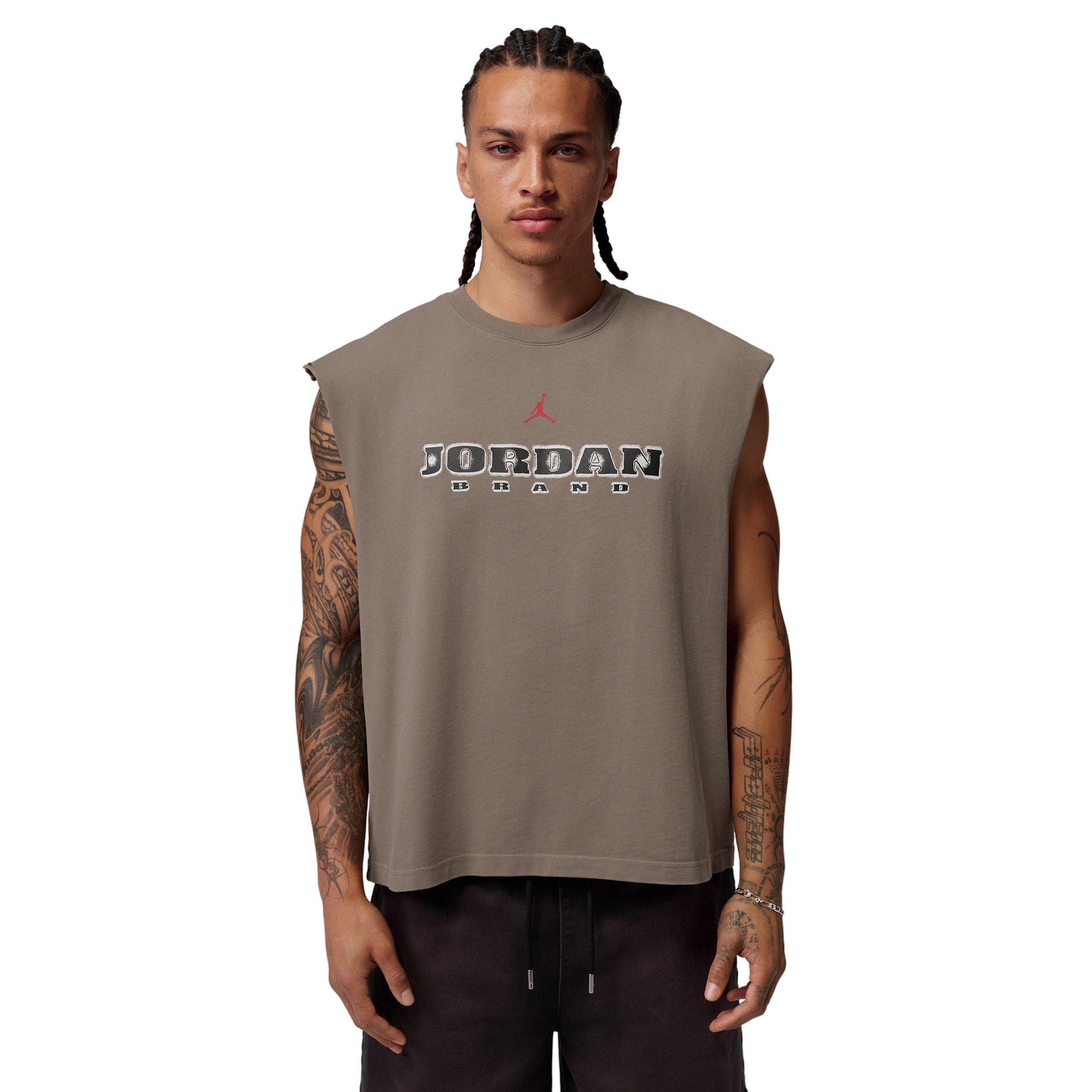 Jordan Men's Brooklyn Sleeveless Muscle Shirt - GREY